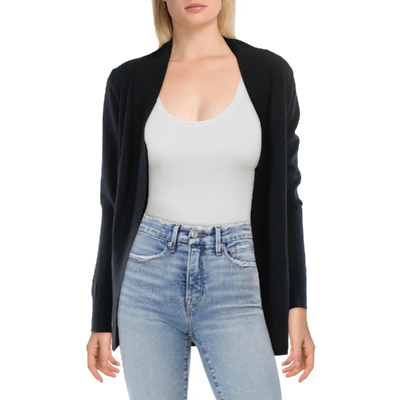 Everyday Outfits Anne Klein Womens Open Front Long Cardigan Sweater