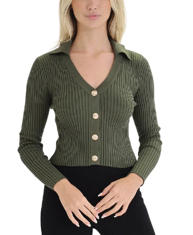 Advanced Customization Ribbed Top w/ Buttons