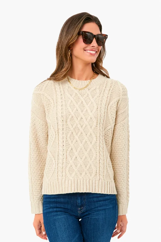Elegant Temperament Exclusive Beige Carlita Sweater