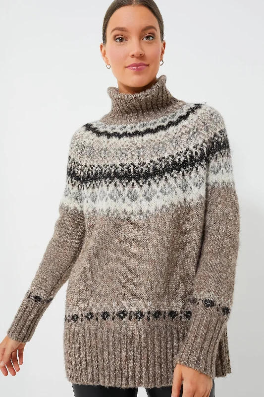 Noble Temperament Brown Tinsbury Sweater