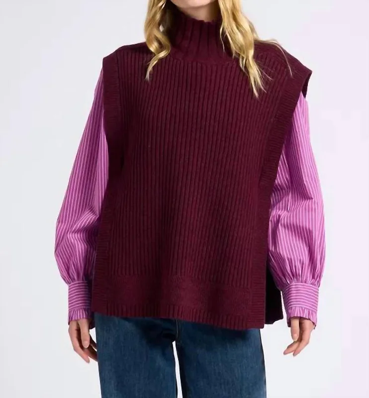 Pacome Sweater In Prune