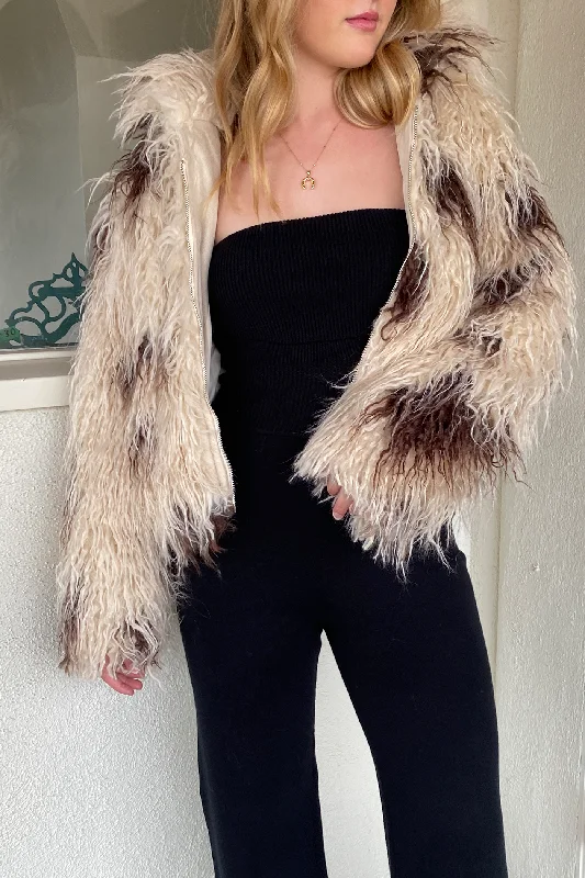 Modern Tailoring Shaggy Sherpa Jacket
