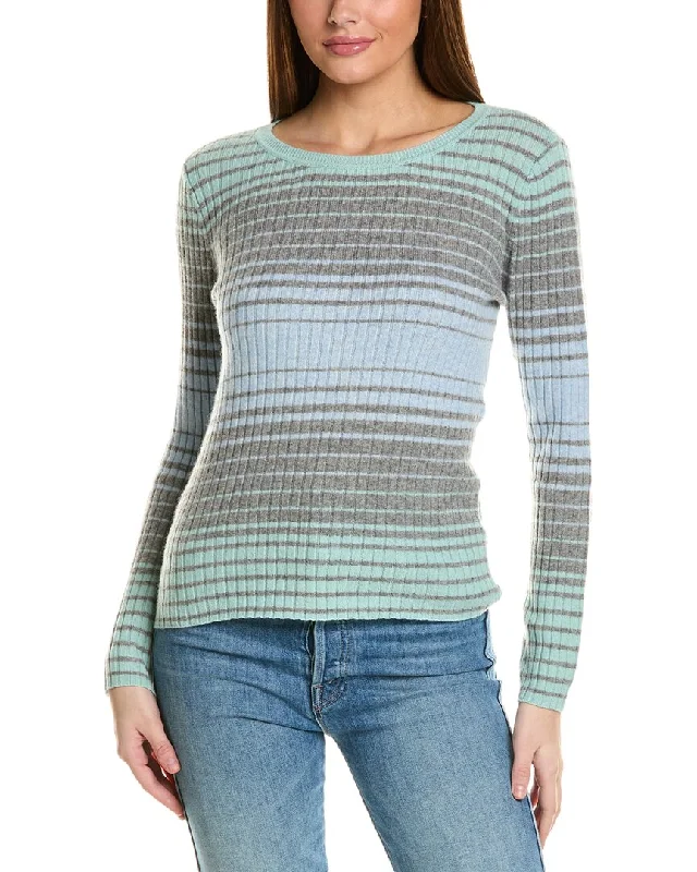 Collaboration Meredith Ombre Ribbed Cashmere Sweater