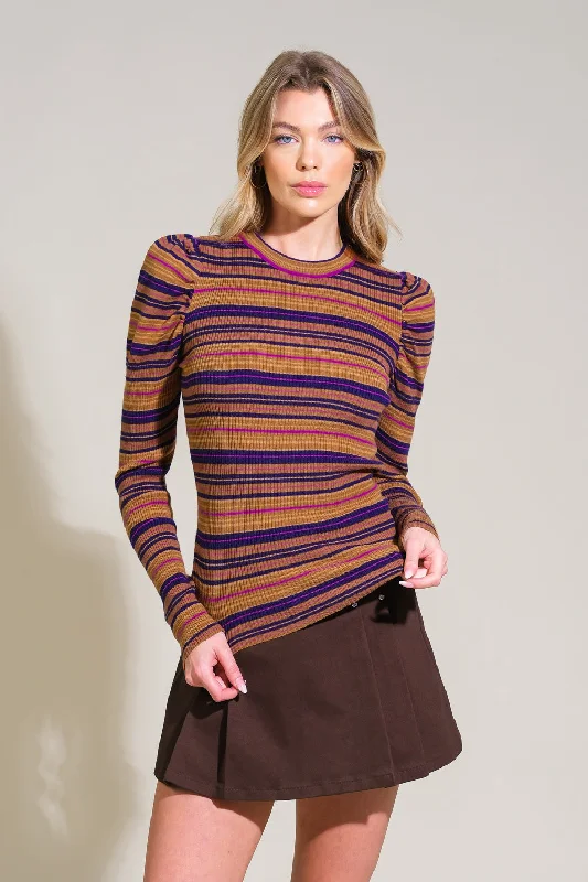 Slightly Flared Design ALWAYS IN MY HEART SWEATER TOP
