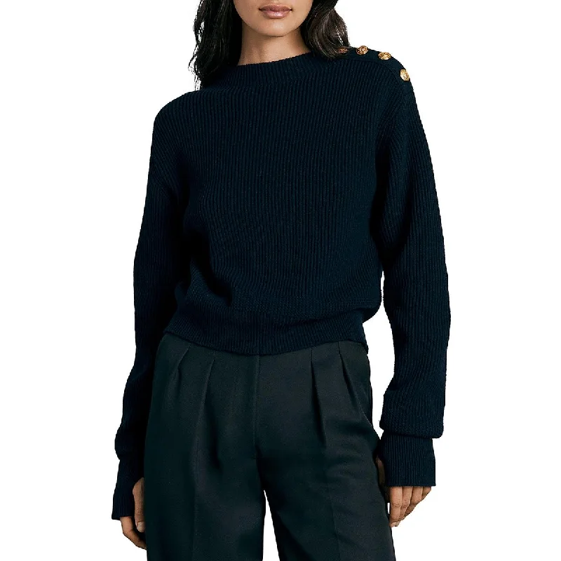 Double-sided Wear Rag & Bone Womens Ribbed Crewneck Pullover Sweater