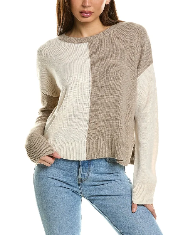 Splendid Amy Colorblock Wool & Cashmere-Blend Sweater