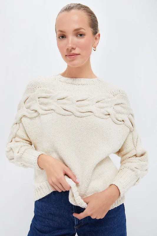Casual Style Oat Milk Jura Sweater