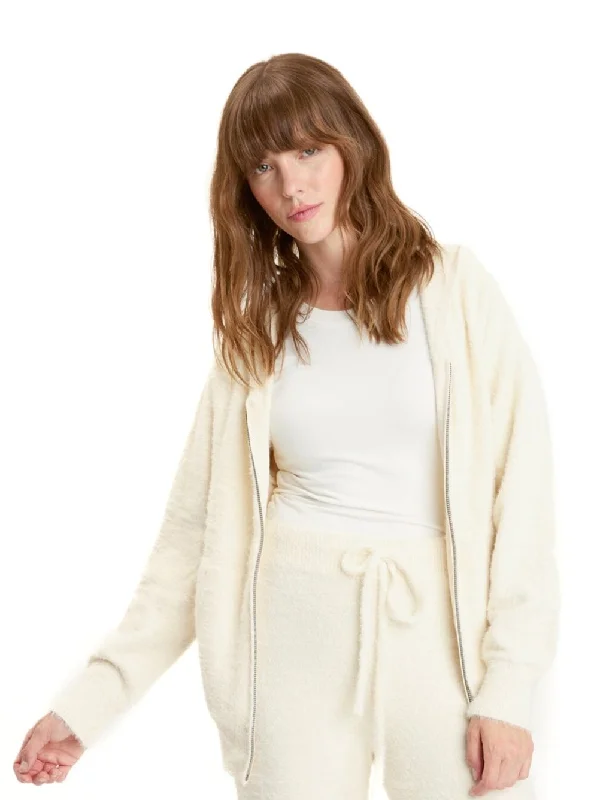 Comfy Chic Wear Alyce Fuzzy Knit Hoodie
