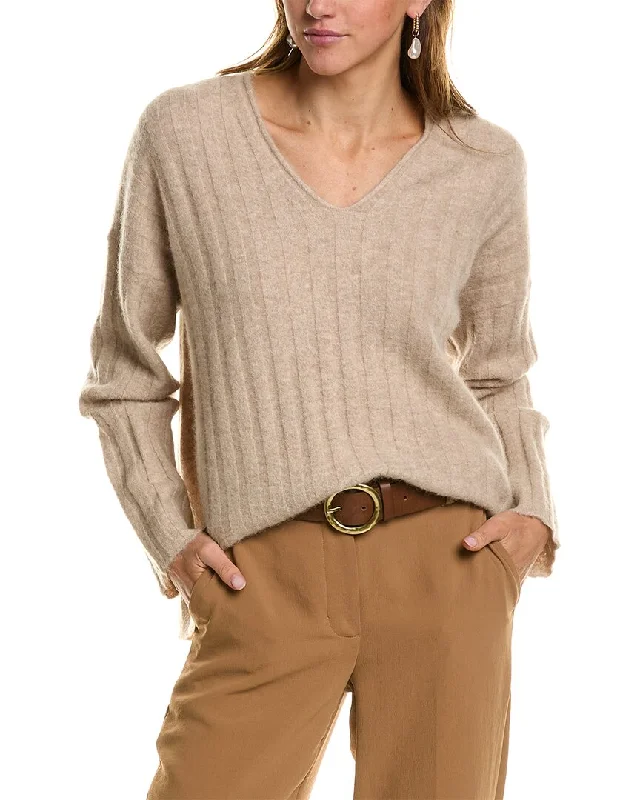 Casual Wear Reiss Margot Alpaca-Blend Ribbed Sweater