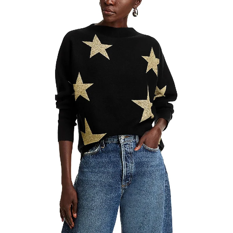 Elegant Wear Sioni Womens Knit Printed Pullover Sweater
