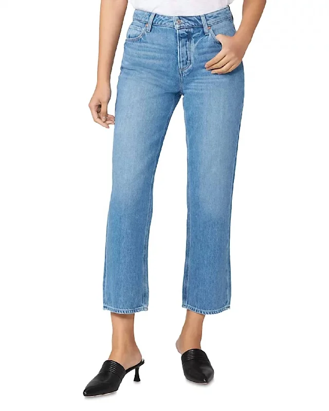 Exquisite Craftsmanship Noella Vintage Slightly Slouchy High Rise Straight Leg Jean In Coastline
