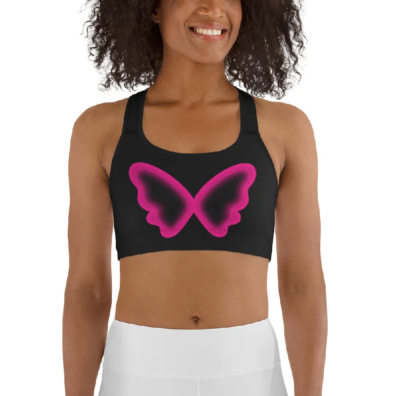 Simple Elegance Butterfly Shaped Sports Bra