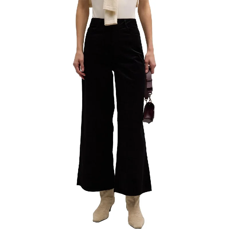 Modern Comfort Wear Paige Womens Corduroy Ankle Wide Leg Pants