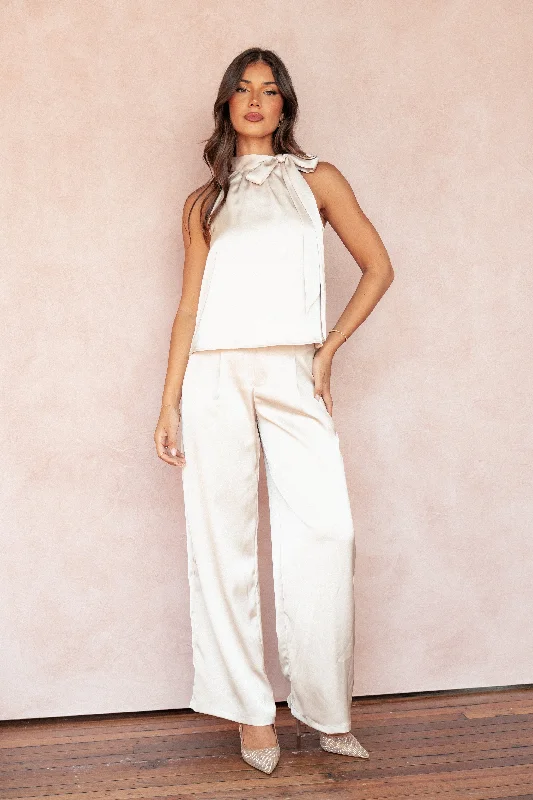 Unique Design Josey Pant - Pearl
