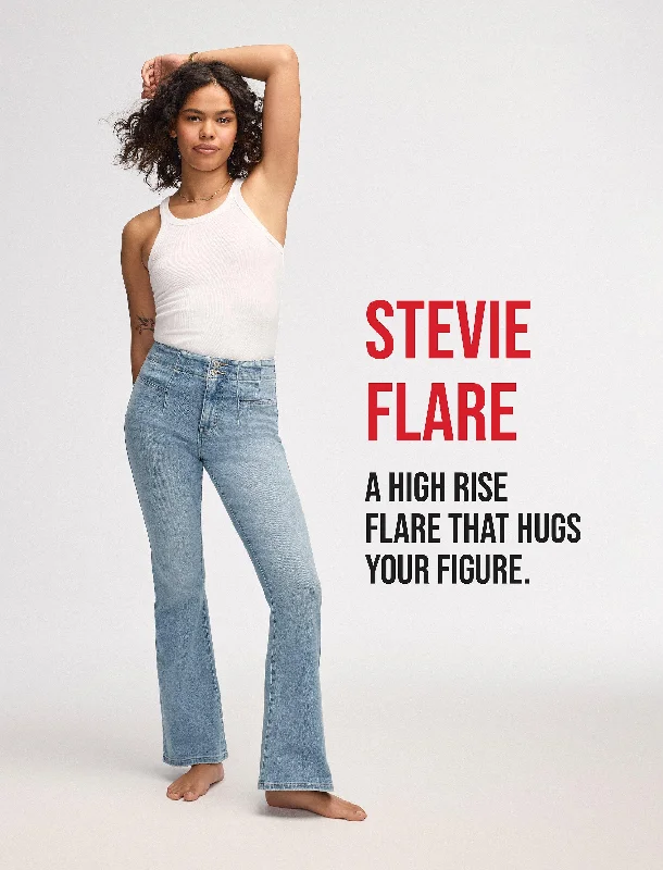 Simple Solid Color Lucky Brand Women's Lucky Legend Studded High Rise Stevie Flare