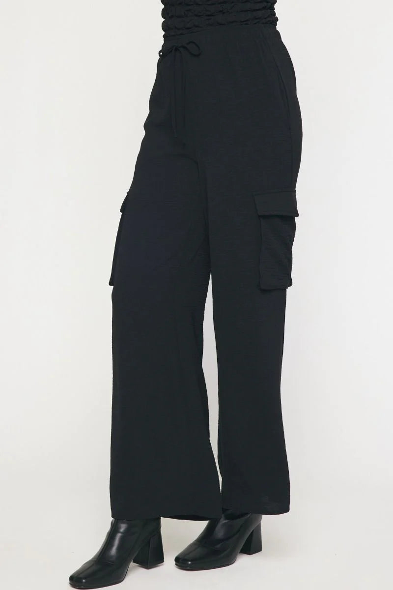 Sports And Leisure Chic Comfort Black Cargo Pants