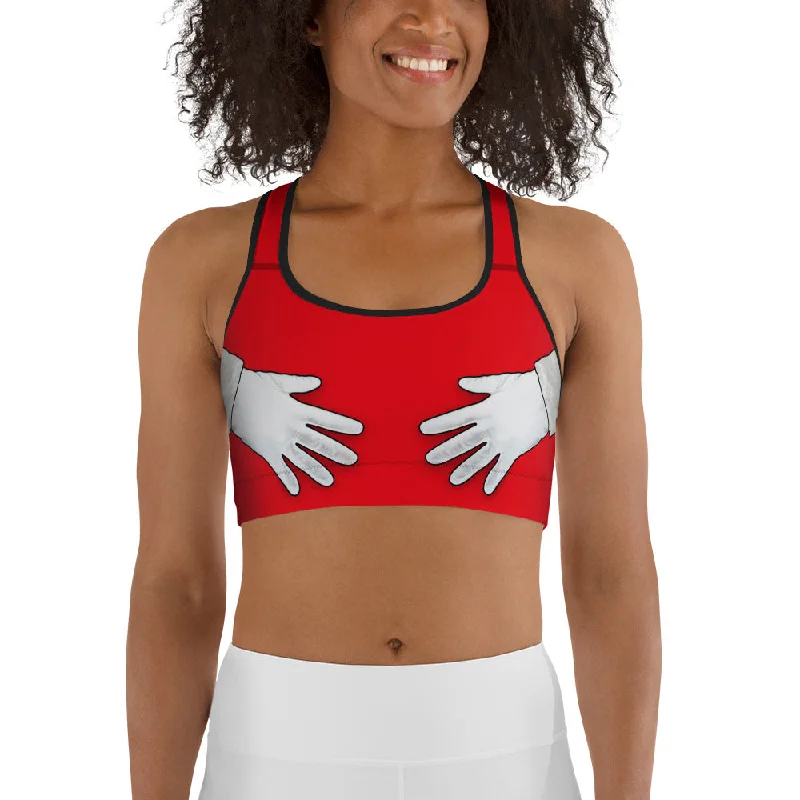 Comfortable Outfits Naughty Santa Outfit Sports Bra