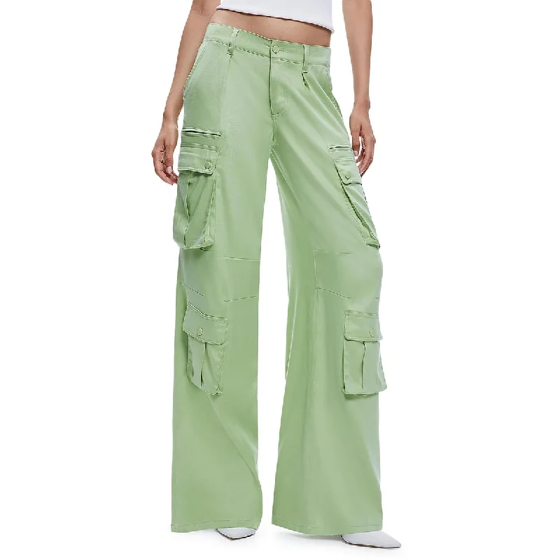 Comfortable down Alice and Olivia Womens Cargo Wide Leg Cargo Pants