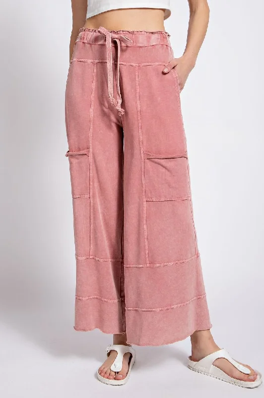 Advanced Customization Happy Place Mauve Knit Pants