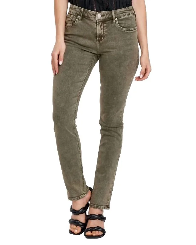Dressing Tips Blaire Straight Jean In Olive