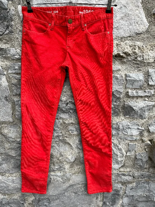 Relaxed Fashion Red cords uk 10