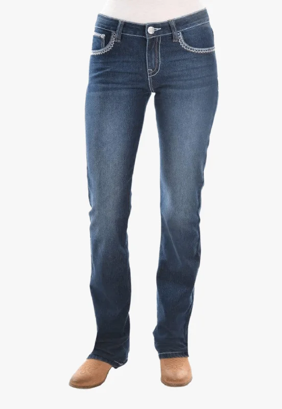Cozy Street Style Pure Western Womens Angie Jean - 36 Leg