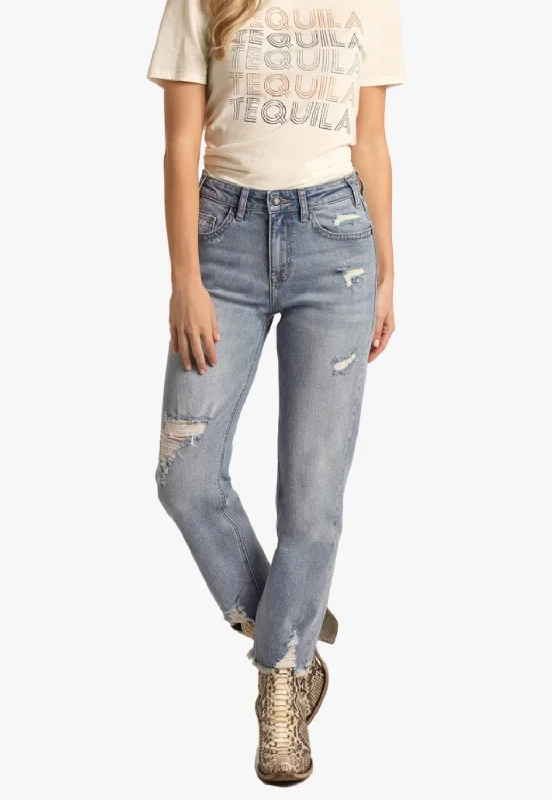 Light Comfort Rock and Roll Womens Cropped Jean