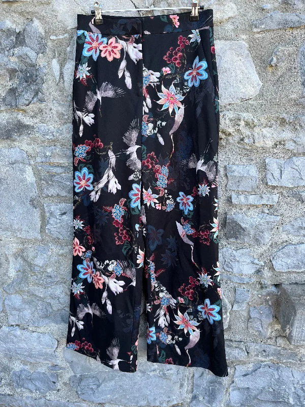 Easygoing Fashion Floral wide pants uk 10