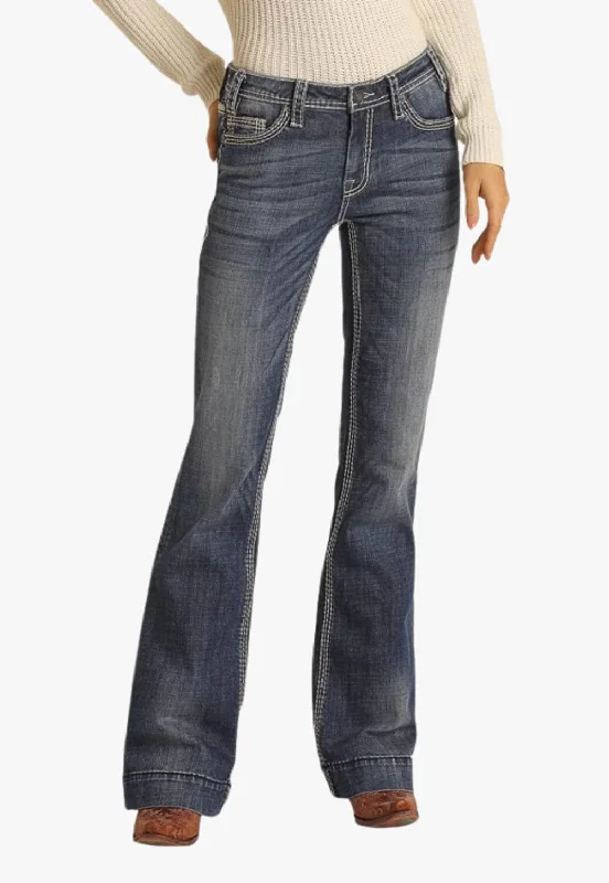 Light Fit Rock and Roll Womens Trouser Jean