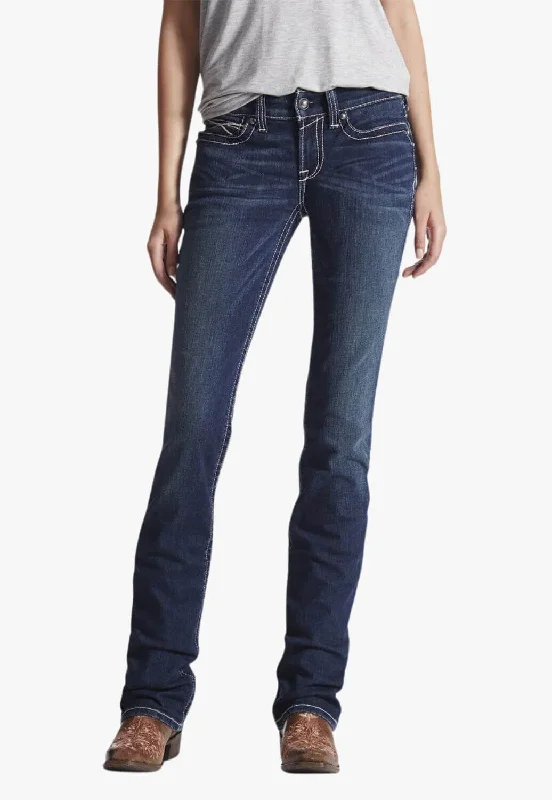 Soft Relaxation Wear Ariat Womens REAL Mid Rise Stretch Icon Jean
