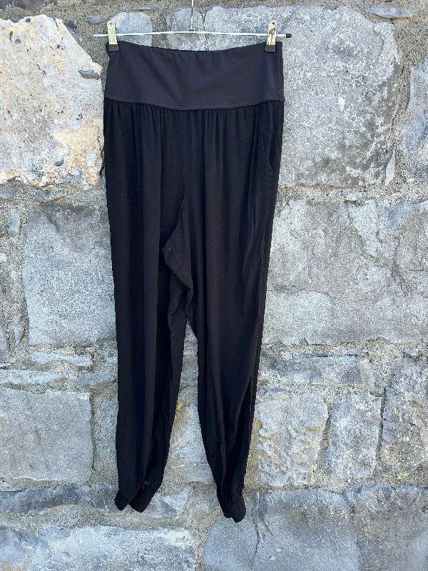 Elegant And Noble Black baggy pants uk 12