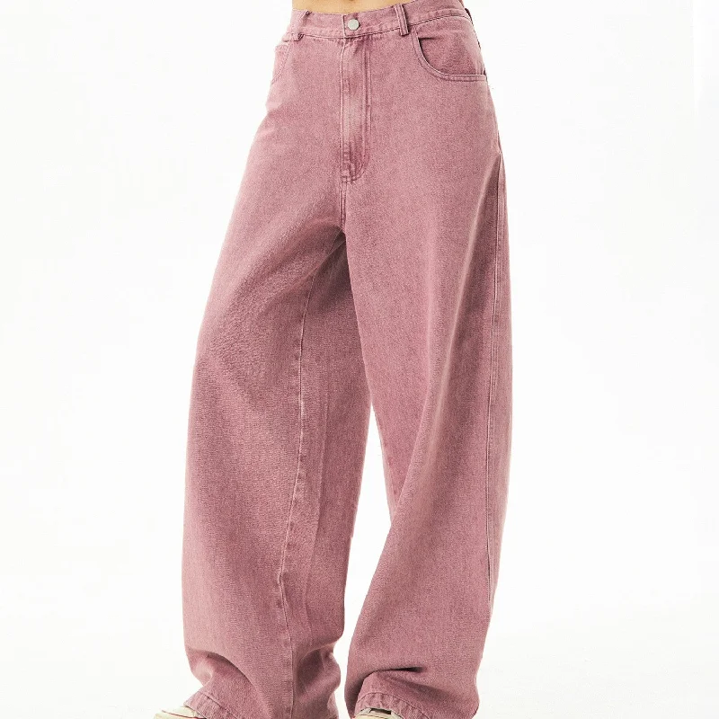 Comfortable Design Retro Drooping Slimming Straight-leg Pants