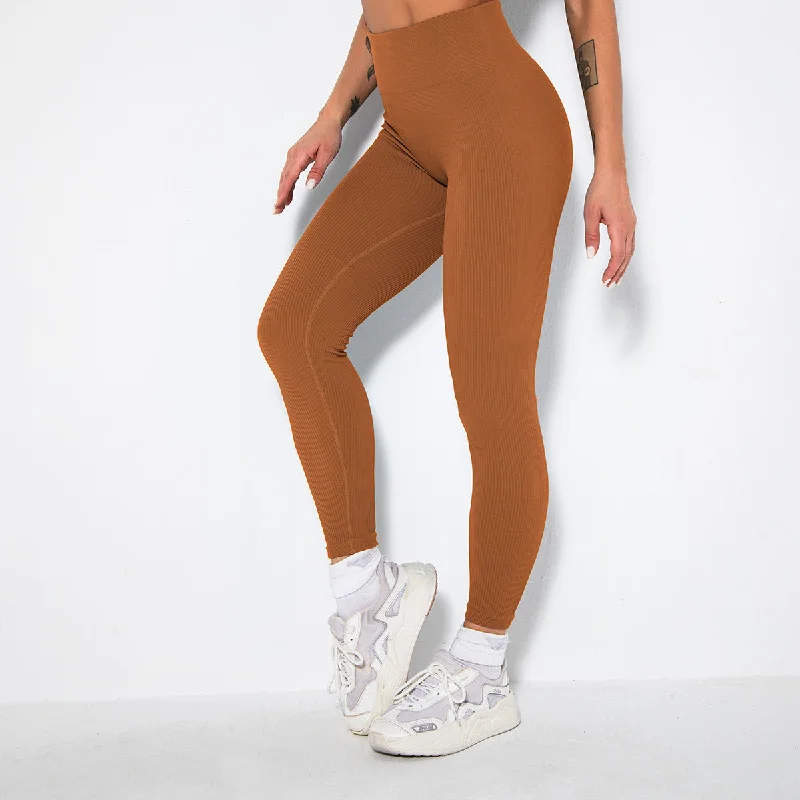 Timeless Style Nine-minute Tight Yoga Pants For Running And Fitness