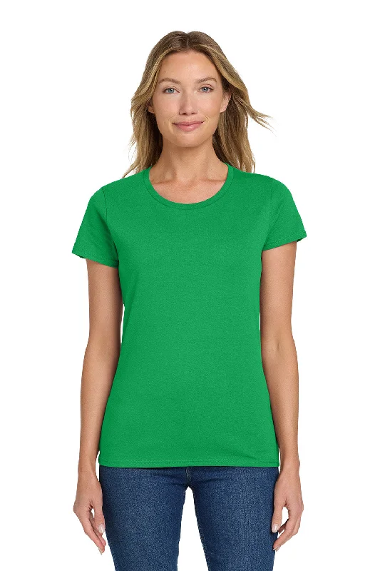 Simple Elegance Gildan Womens Short Sleeve Crewneck T-Shirt - Irish Green