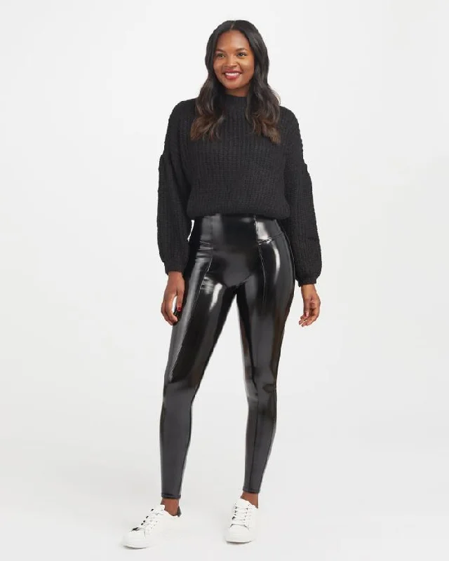 Unique Prints Spanx ‘Faux Patent Leather Legging’