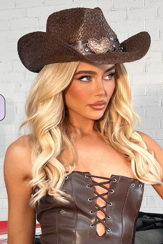 Modern Comfort Hold Your Horses Hat - Brown