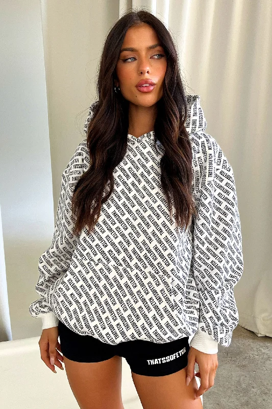 Fresh And Natural Juster Hoodie - White