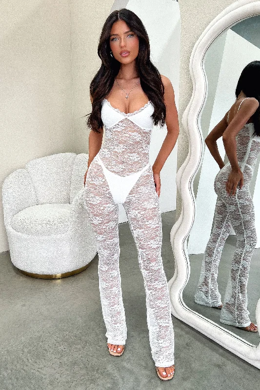 Comfortable Chic Luisa Jumpsuit - White