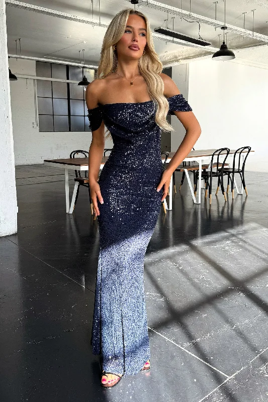 Nightclub Style Nara Maxi Dress - Navy