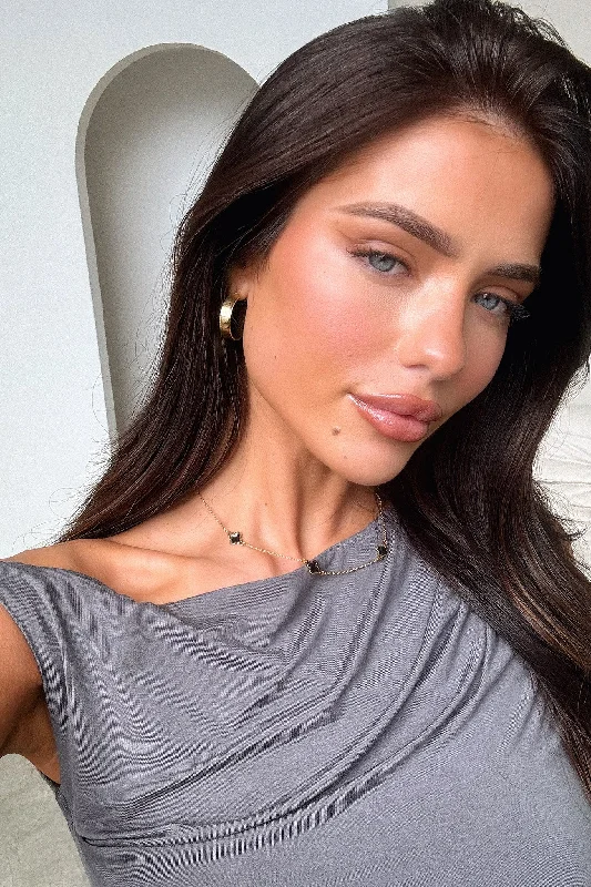 Advanced Customization Oriana Necklace - Gold / Black