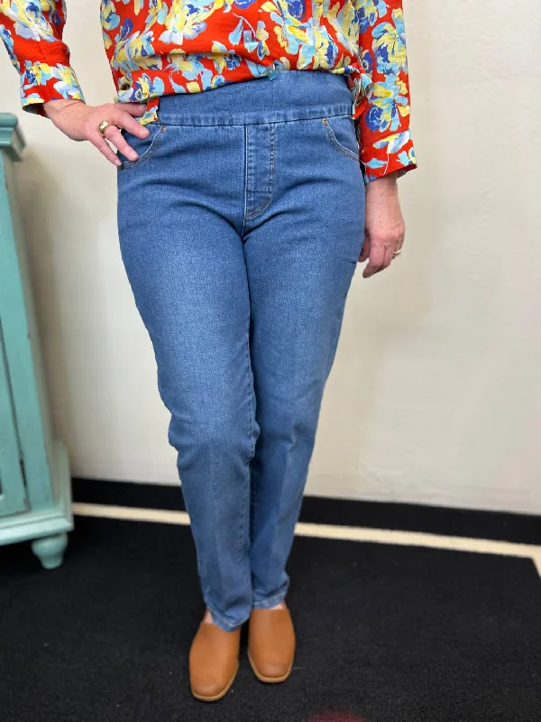 End Of The Year Denim Pants In Medium Wash