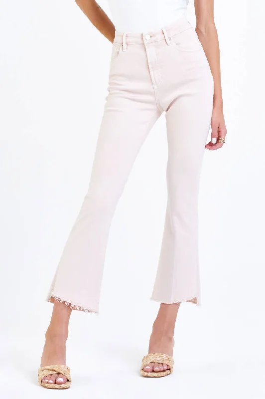 French Style Jeanne Jeans In Heavenly Pink