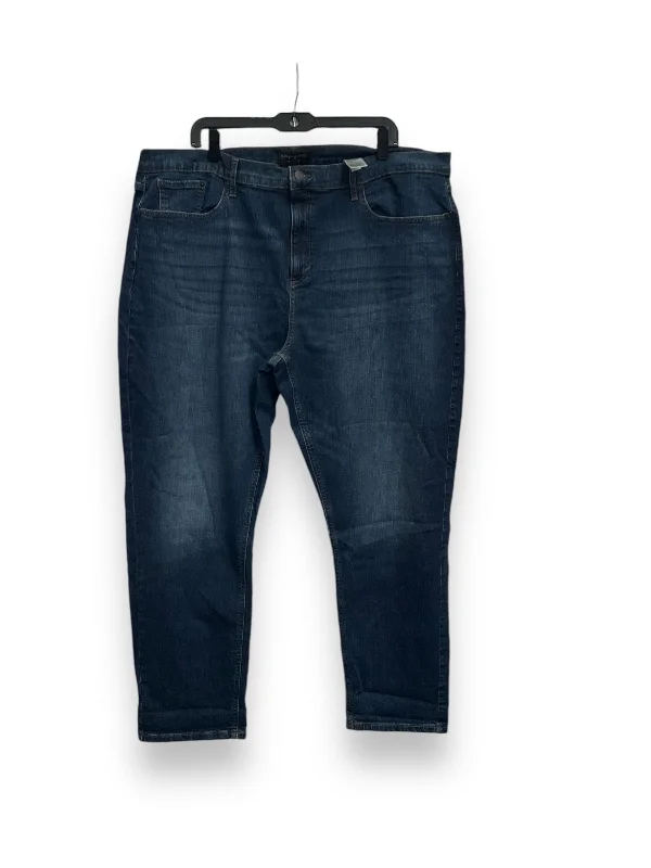 Comfortable down Jeans Boyfriend By Banana Republic In Blue Denim, Size: 20