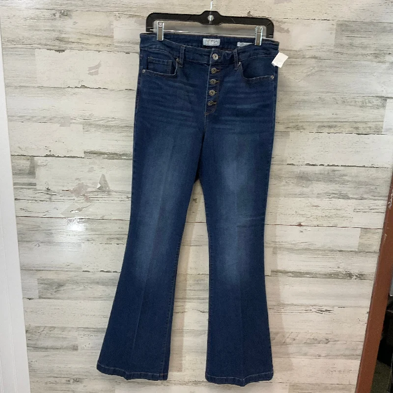New Products Jeans Flared By Sofia By Sofia Vergara In Blue Denim, Size: 12