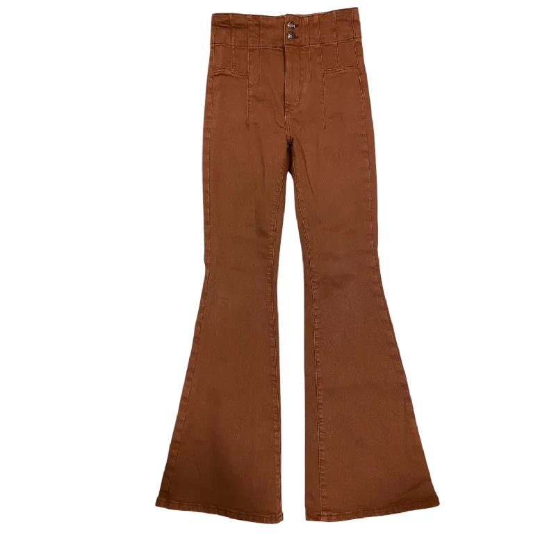 Luxury And Elegant Jeans Flared By We The Free In Orange, Size: 4