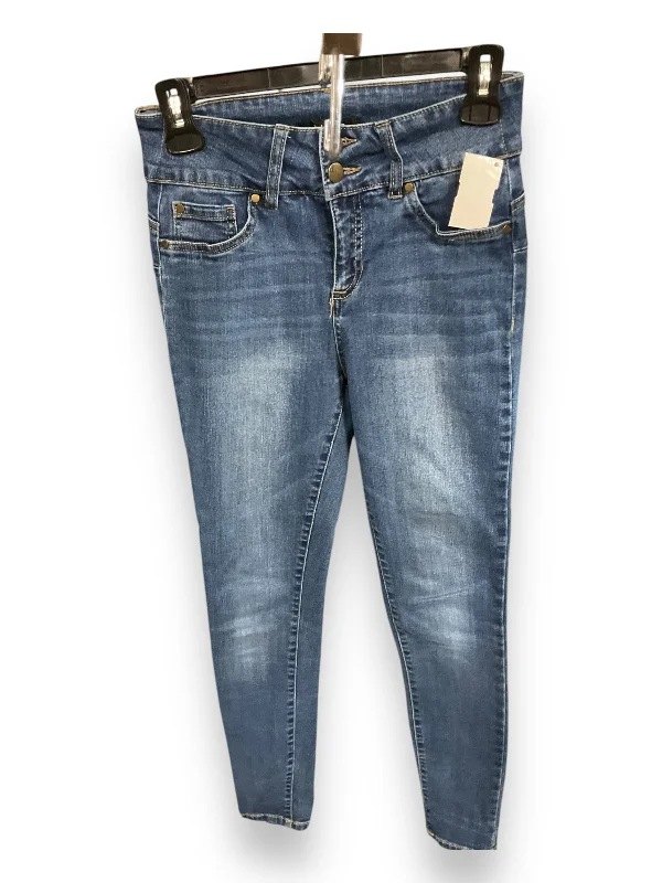 Denim Design Jeans Skinny By D Jeans In Blue Denim, Size: 4