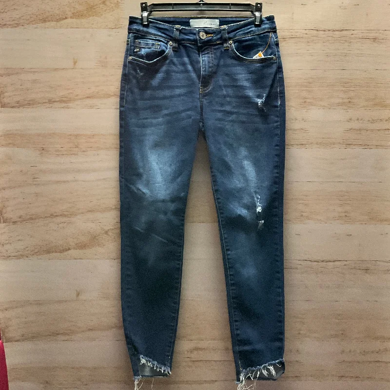Soft Fabrics Jeans Skinny By Kancan In Blue Denim, Size: 4