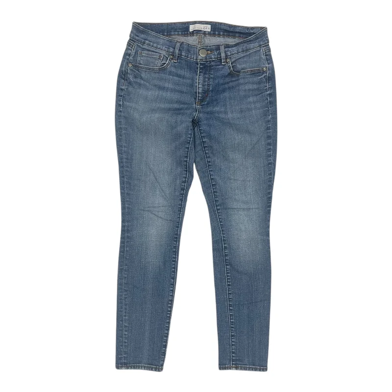 Jeans Skinny By Loft In Blue Denim, Size:6