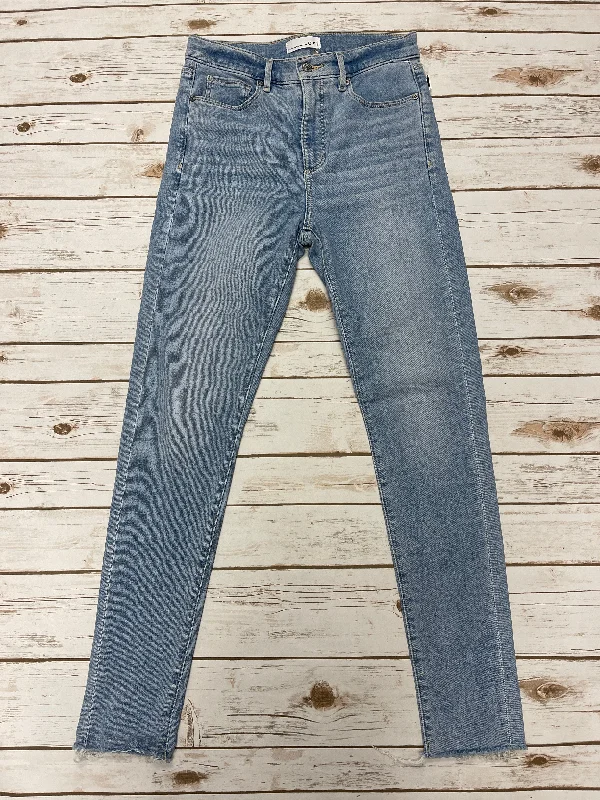 Urban Comfort Jeans Skinny By Loft In Blue Denim, Size: 4