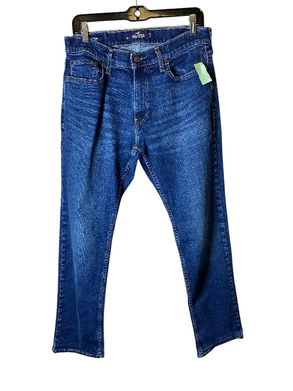 Elegant And Charming Jeans Straight By Hollister In Blue, Size: 14